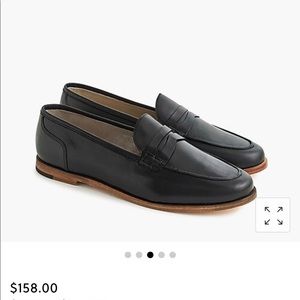 J.Crew Ryan Penny Loafers Black